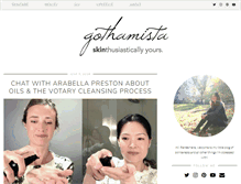 Tablet Screenshot of gothamista.com